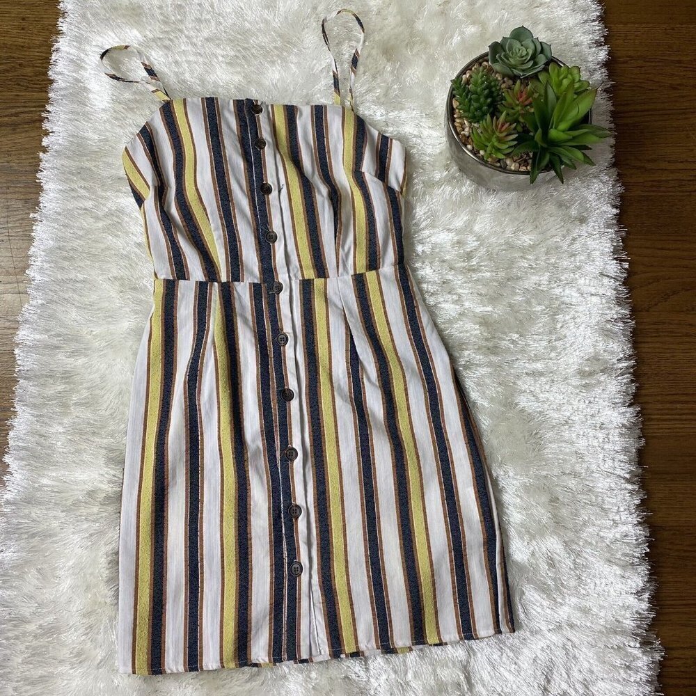 PAPER HEART Striped Mini Sundress